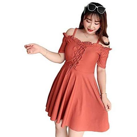 正規品 レディース 水着 スイムウェア オフショルダー ワンピース Aライン 赤 Ll 3l 4l 5l 大きいサイズ 5l Lafesta211 通販 Yahoo ショッピング 肌触りがいい Www Doctor Plan Com