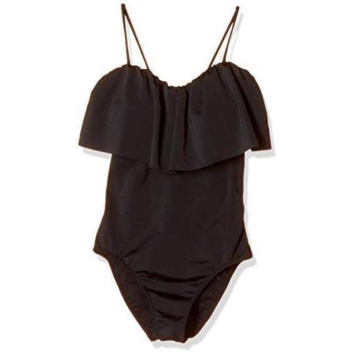 メール便なら送料無料 三愛水着楽園 水着 Solid フレアワンピース レディース Bl ブラック 9 即発送可能 Loopbiketours Com