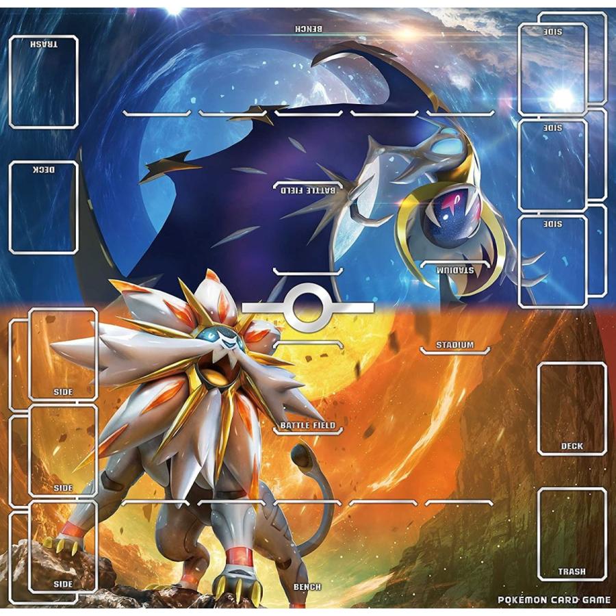 人気ブランドを ポケモンカードゲーム 丈夫なプレイマット ソルガレオ ルナアーラ 海外最新 Regionmarket Store