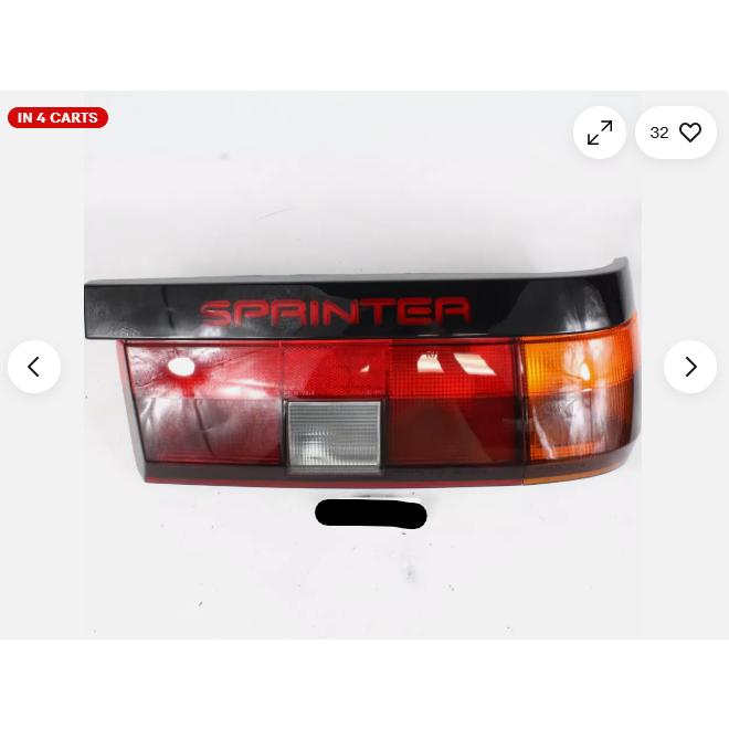 TOYOTA 純正 AE86 1983/05-1985/05 3ドア スプリンター トレノ レビン