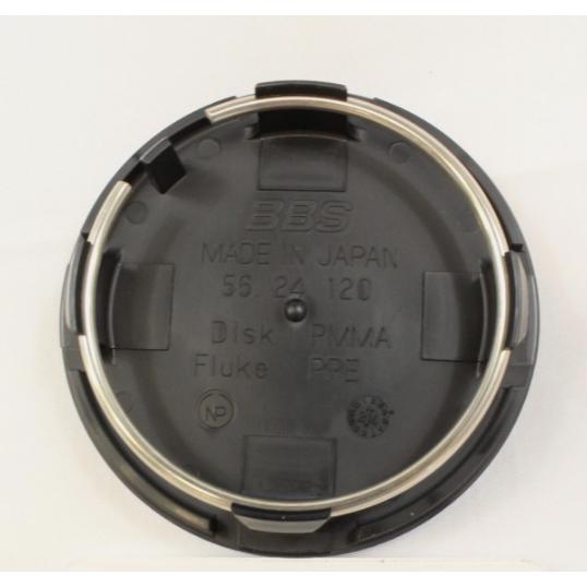 BBS純正ホイールセンターキャップ 70mm エンブレム ブルー