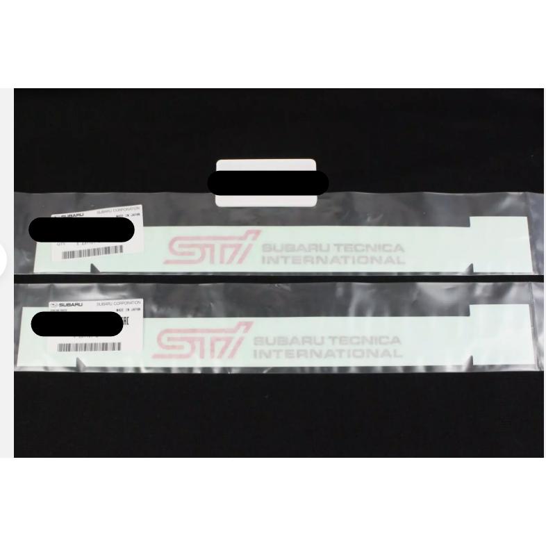 スバル純正 インプレッサ GC8 WRX STI サイドラベル ドアステッカー スバル純正 インプレッサ WRX STI GC8 フロントドア レターマーク