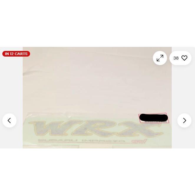 スバル 純正 インプレッサ WRX STI GC8 リアトランク ホワイト