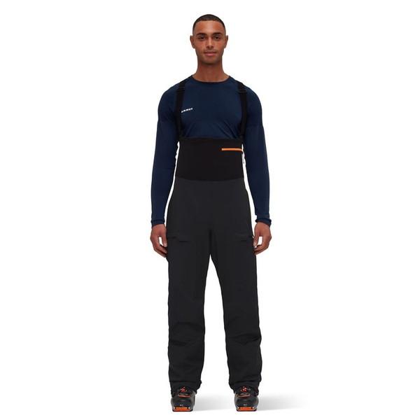 マムート MAMMUT ハルディグラット ハードシェル ビブ パンツ short 1020-13441-0001-S メンズの画像