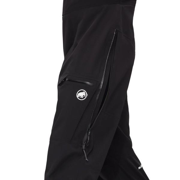 マムート MAMMUT ハルディグラット ハードシェル ビブ パンツ short 1020-13441-0001-S メンズの画像
