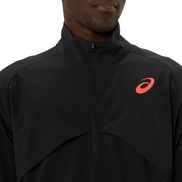 asics アシックス HYBRID STRETCH WOVEN JACKET ランニング 陸上競技 ウェア 2091A752-001の画像