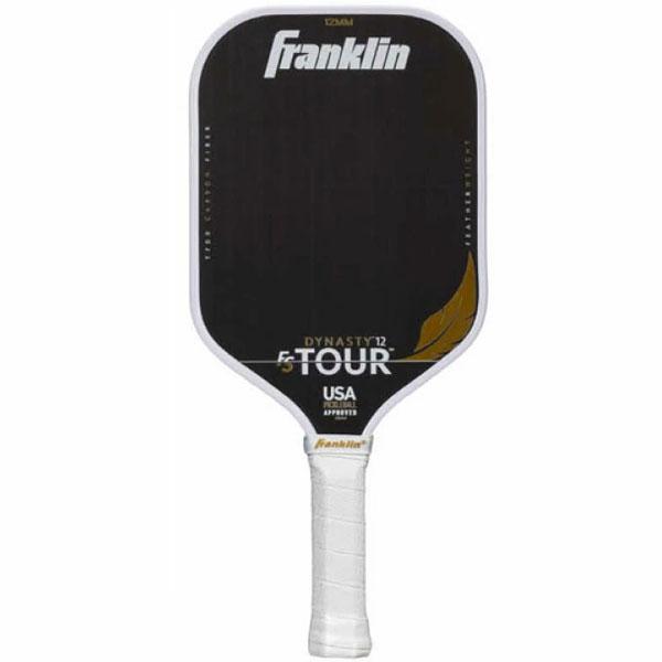 Franklin フランクリン FS TOUR DYNASTY 12MM WHITE ダイナスティ フェザーウエイト 12mm パドル ピックルボール 59244 | フランクリン