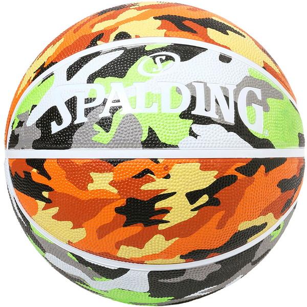 当社の Spalding スポルディング マルチカモ グリーン オレンジ 5号球 バスケット ボール j