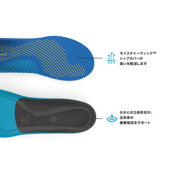 スーパーフィート SUPER feet インソール ブルー Active Support Medium Arch 中敷き ランニング ウォーキング | ブランド登録なし | 05