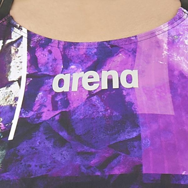 ARENA アリーナ レーシングワンピーススパッツ オープンバック ハーフレッグ 水泳 水着レディース競泳用 公認 AS5FRC55L-BKPK_3