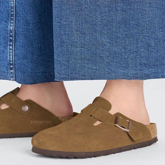 BIRKENSTOCK Boston スエード サンダル 41 BIRKENSTOCK（ビルケンシュトック） ボストン サンダル 正規品