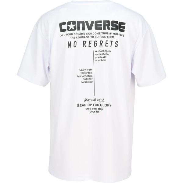 CONVERSE コンバース プリントTシャツ バスケットボール Tシャツ メンズ CB241357-1100 半袖｜lafitte｜02