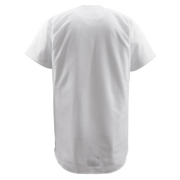 DESCENT デサント フルオープンシャツSホワイト ユニセックス DB1010-SWHT｜lafitte｜03