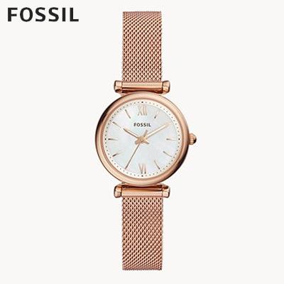 フォッシル FOSSIL 腕時計 CARLIE MINI 三針 ローズゴールドトーン ステンレススチールウォッチ ES4433 レディース アナログ 正規品 | SKAGEN