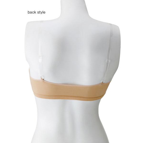 ササキスポーツ SASAKI 新体操 アンダーウェア プロスキンファンデーショントップ クリアストラップ・カップポケット付き F-253 | ササキスポーツ | 01