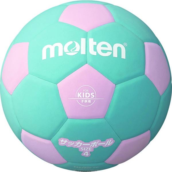 モルテン molten モルテン フットボール サッカー2200 軽量4号 ピンク×シアン F4S2200PC | molten