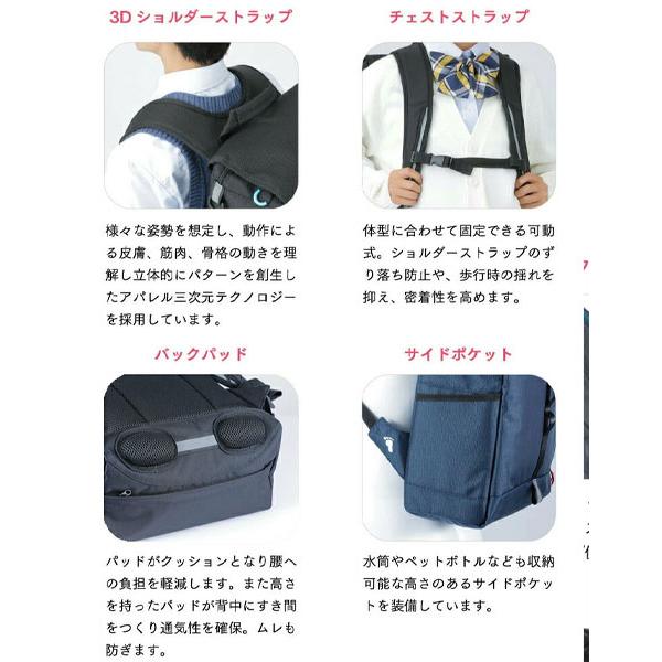 フットマーク FOOTMARK RAKUSACK ORIGIRAL 28L 通学 リュックサック 学生 101380の画像