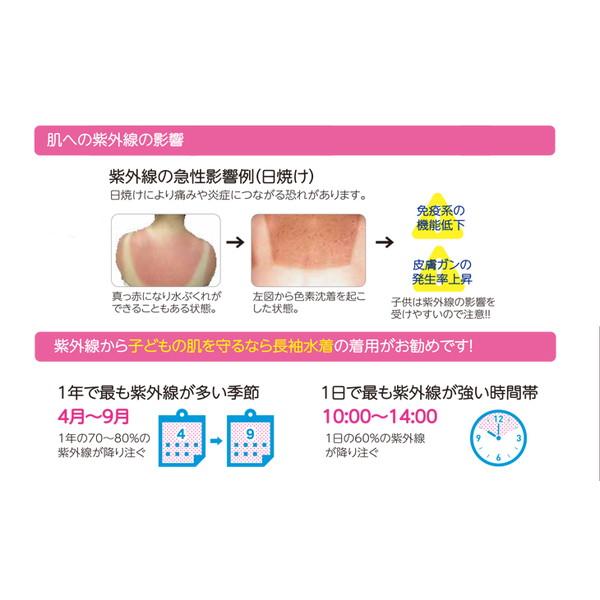 フットマーク FOOTMARK 泳げる長袖セパレーツ 上下セット 150 S M L LL キッズ レディース 水泳 スイミング 水着 132180｜lafitte｜03