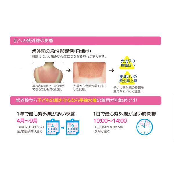 フットマーク FOOTMARK 泳げる長袖セパレーツ 上下セット 150 S M L LL キッズ レディース 水泳 スイミング 水着 132180の画像