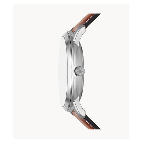 フォッシル FOSSIL 腕時計 NEUTRA MOONPHASE マルチファンクション ブラウン エコレザーウォッチ FS5903 メンズ アナログ 正規品 | SKAGEN | 03