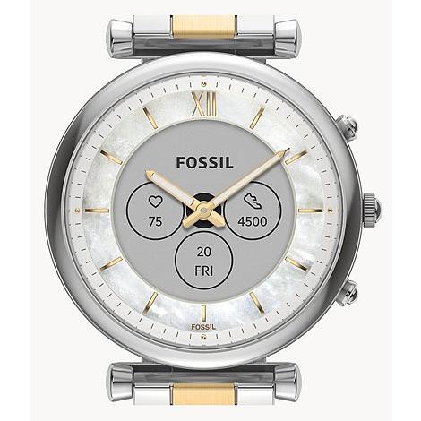 フォッシル FOSSIL 腕時計 CARLIE ステンレススチール ジェネレーション6 ハイブリッドスマートウォッチ FTW7084 レディース 正規品｜lafitte｜02