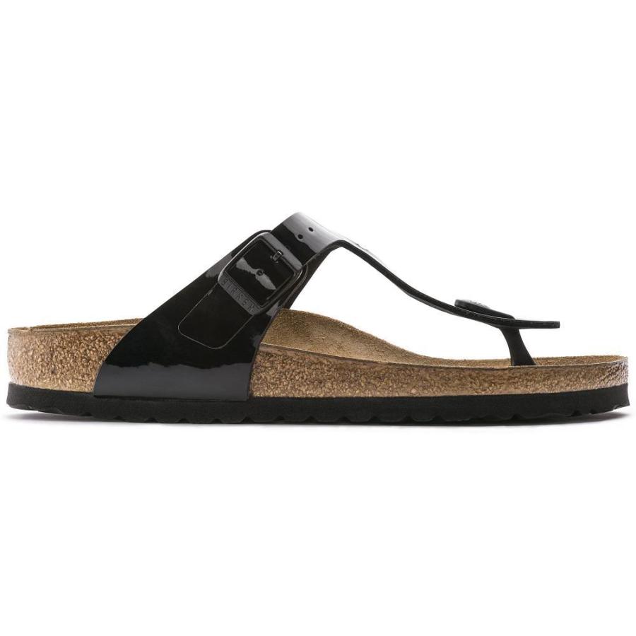 返品交換不可 大特価 ビルケンシュトック BIRKENSTOCK サンダル GIZEH パテントブラック R GC043661 レギュラー 通常幅 即納｜lafitte｜07