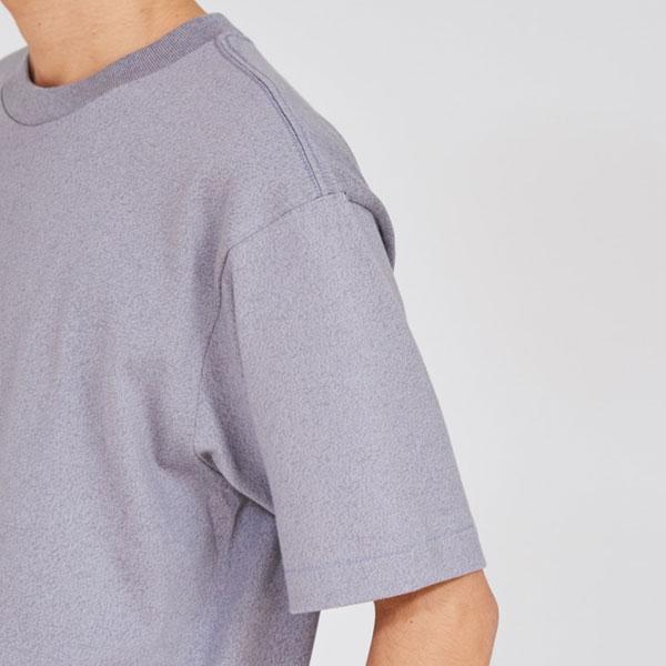 Hanes ヘインズ MOKU モク 杢 グレー クルーネックTシャツ 汗染み 目立ちにくい 半袖 HM1-D203 メンズ HM1D203 | Hanes | 03