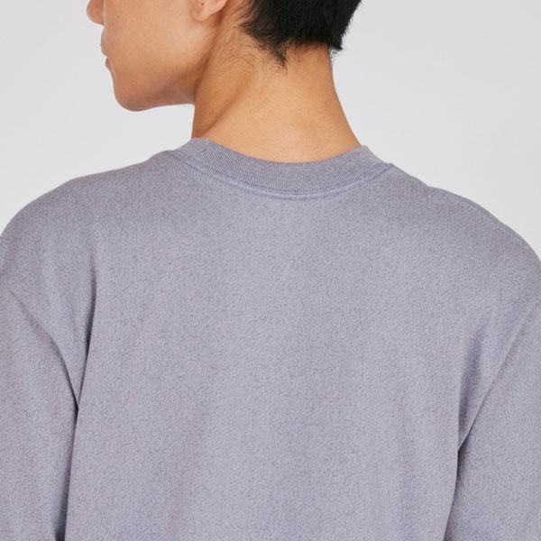 Hanes ヘインズ MOKU モク 杢 グレー クルーネックTシャツ 汗染み 目立ちにくい 半袖 HM1-D203 メンズ HM1D203 | Hanes | 05