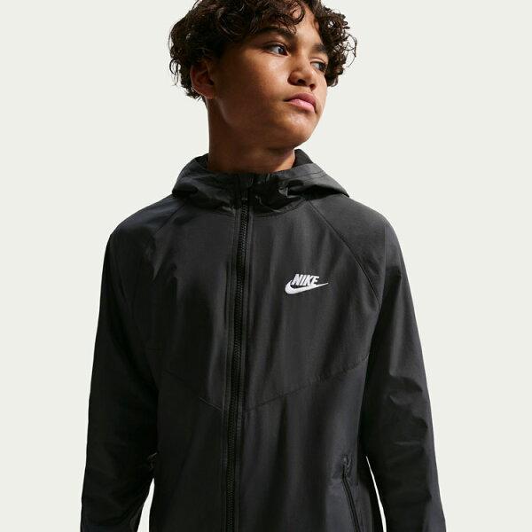 ナイキ NIKE YTH NSW RPL WR フーディ ジャケット キッズ ジュニア IF2821-010の画像
