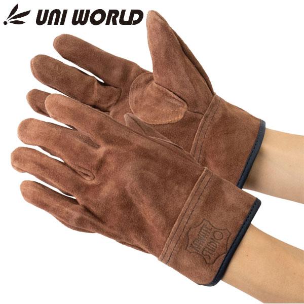 革手工房 UNI WORLD ユニワールド KS447 オイルブラウン牛床革 内縫い