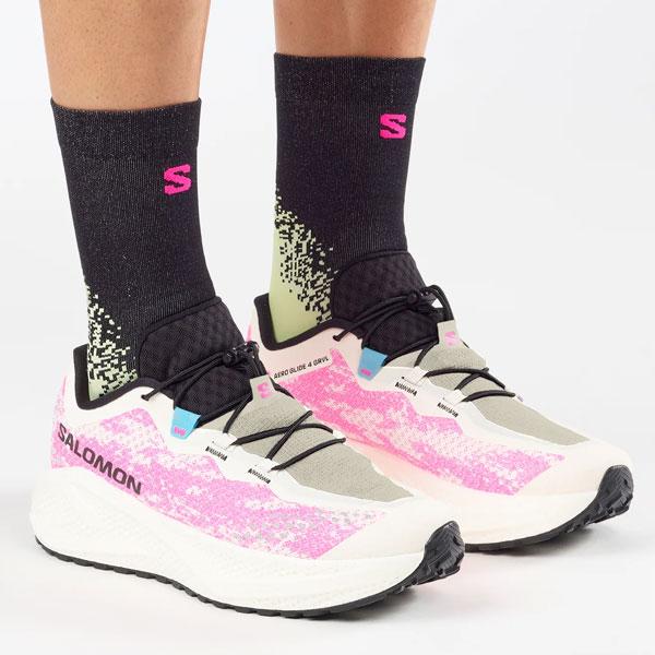 サロモン SALOMON AERO GLIDE 4 GRVL メンズ グラベルランニングシューズ L49174800の画像