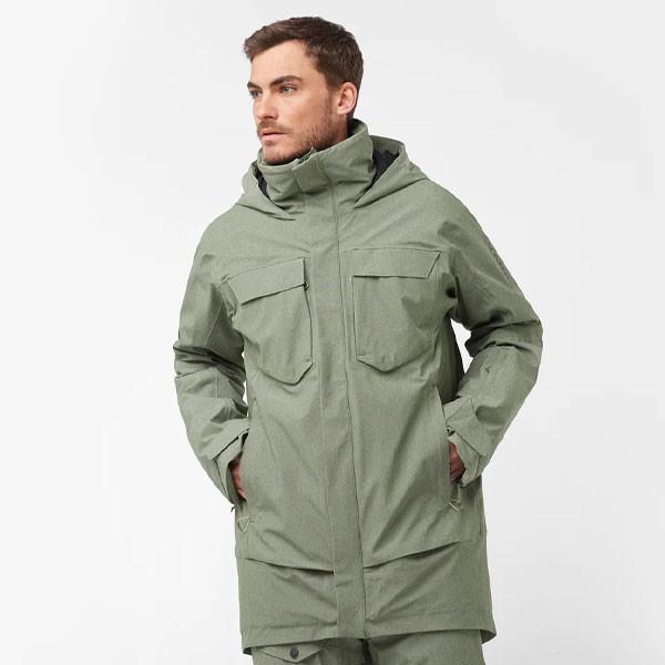 サロモン SALOMON STANCE CARGO 男性用インサレーションフード付きジャケット メンズ LC2149900 STANCE CARGO