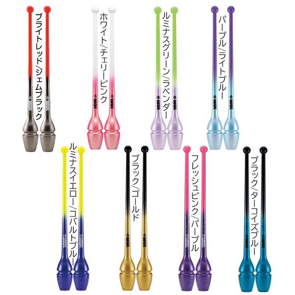 ササキスポーツ SASAKI 新体操 手具 グラデーションラバークラブ ジョイントホール加工 M-34GH-F M34GHF 国際体操連盟認定品 | ササキスポーツ | 01