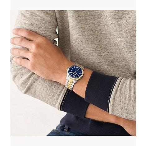 新春SALE！ フォッシル FOSSIL 腕時計 Fossil HERITAGE オートマティック ツートーン ステンレススチールウォッチ ME3230 メンズ 自動巻き 正規品 【2820697236】(15058円)