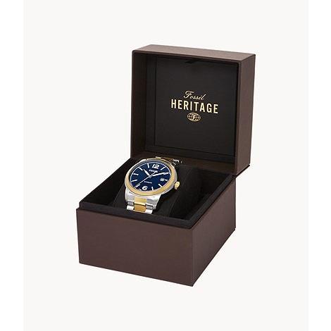 新春SALE！ フォッシル FOSSIL 腕時計 Fossil HERITAGE オートマティック ツートーン ステンレススチールウォッチ ME3230 メンズ 自動巻き 正規品 【2820697236】(15058円)