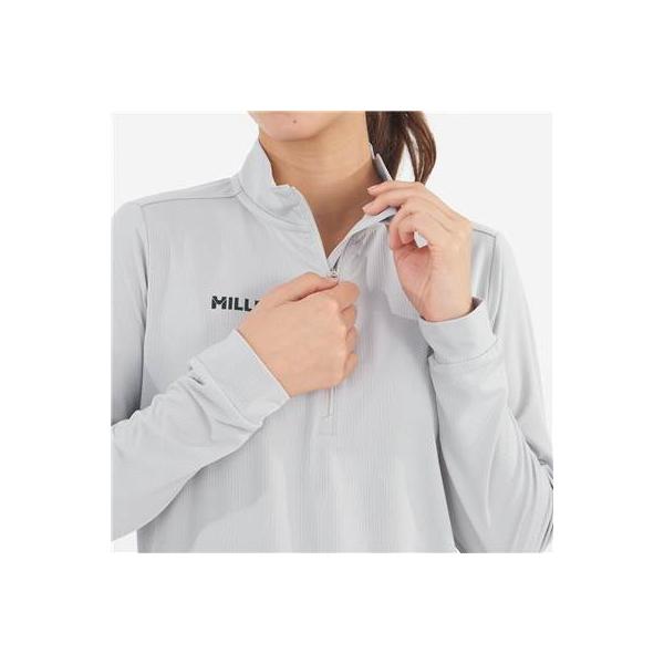 MILLET ミレー インセクト バリヤー ハーフジップ ロングスリーブ MIV03217-N7372 レディース_1
