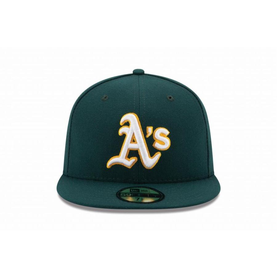 ニューエラ NEW ERA 59FIFTY MLB オンフィールド オークランド・アスレチックス ロード 13554984｜lafitte｜02