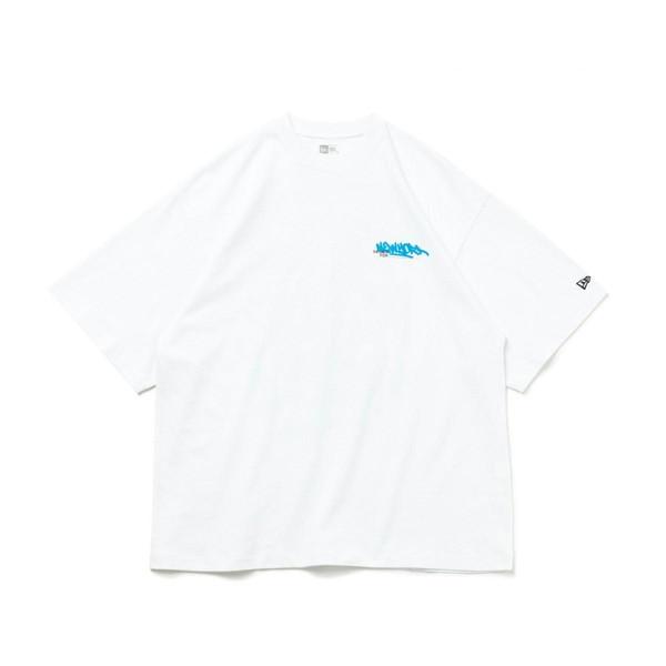 ニューエラ（NEW ERA） 半袖 オーバーサイズド コットン Tシャツ Graffiti ホワイト 14121861｜lafitte｜02