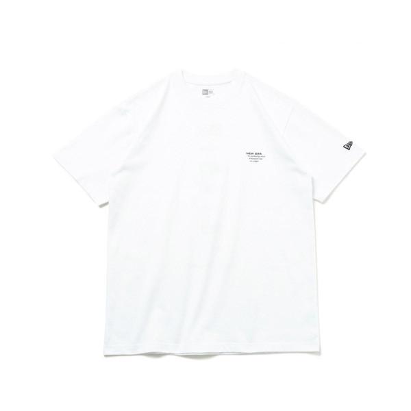 ニューエラ（NEW ERA） 半袖 コットン Tシャツ Archive Logo ホワイト レギュラーフィット 14121925｜lafitte｜02