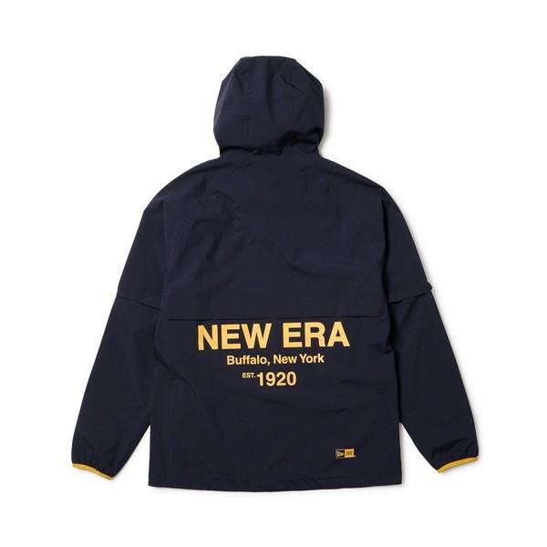 NEW ERA ニューエラ レインジャケット 2-Way スリーブ ネイビー ゴルフ 14669850の画像