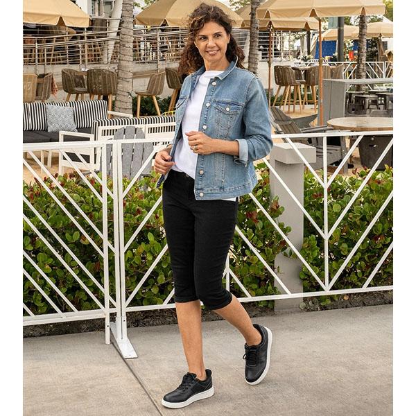 オ−ソフィート Orthofeet ひも付きシューズ OF8110 WANDER ワンダー レディース ミディアム幅 2E ワイド幅 3E ハンズフリーシューズ レザースニーカー | Orthofeet | 02