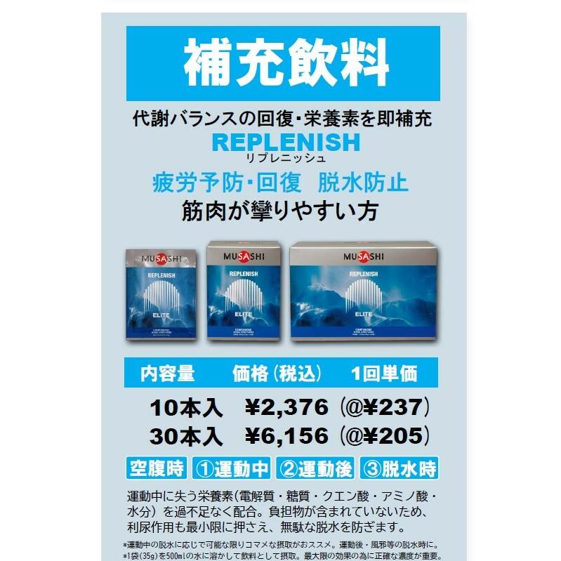 MUSASHI（FREETEL） MUSASHI ムサシ REPLENISH リプレニッシュ 10袋