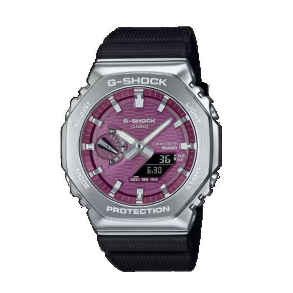 返品交換不可 現品限り処分 カシオ CASIO 腕時計 G-SHOCK GBM-2100A-4BJF 時計 ソーラー スマホ連動 衝撃 防水 ライト メタル ビジネス カジュアル 即納