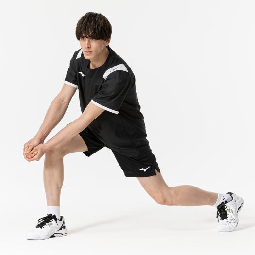バレーボール ピステ・ウィンドブレーカー L 新品未使用 タグ付き MIZUNO（ミズノ） MIZUNO Basic半袖ピステ バレーボール バレーボール