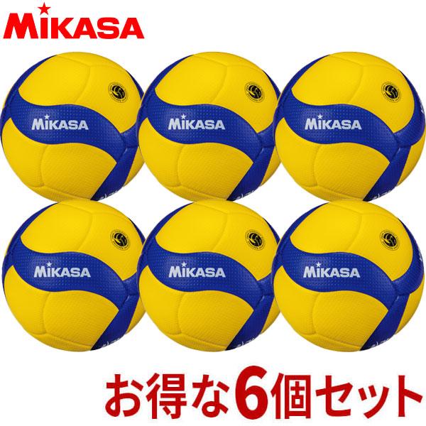 MIKASA（ミカサ） チーム名入無料 お得な6個セット バレーボール 検定