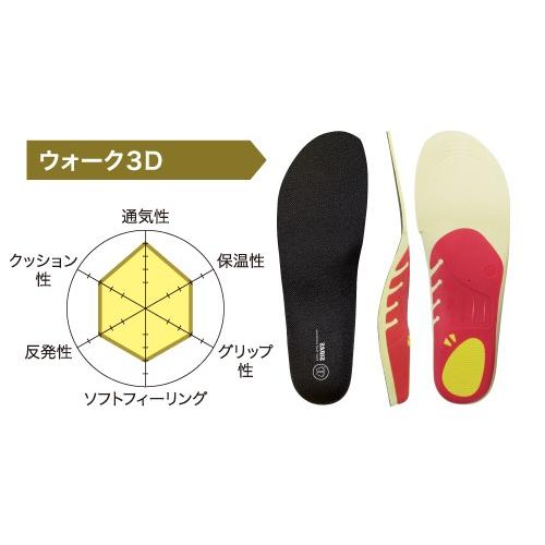 SIDAS（シダス） 衝撃吸収インソール 3D ウォーク3D 326999
