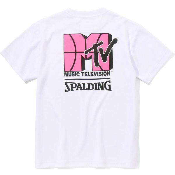 SPALDING スポルディング ジュニア Tシャツ MTV バスケット ロゴ バスケット JR SJT23162M-2000 ジュニア 半袖｜lafitte｜02