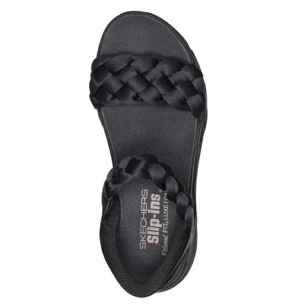Skechers スケッチャーズ スリップインズ リラックスドフィット デラックス ウォーカー サンダル デイリー ツイスト ハンズフリー 163589 レディースの画像