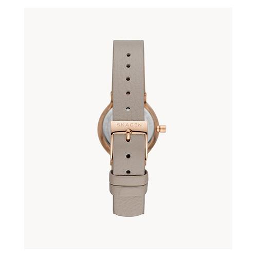 スカーゲン SKAGEN 腕時計 FREJA LILLE 二針 グレーストーン エコレザーウォッチ SKW3005 レディース アナログ 北欧 正規品の画像