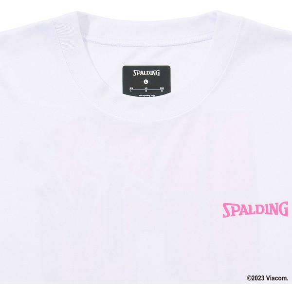 SPALDING スポルディング Tシャツ MTV バスケットボール ロゴ バスケットボール 半袖Tシャツ SMT23149M-2000｜lafitte｜02